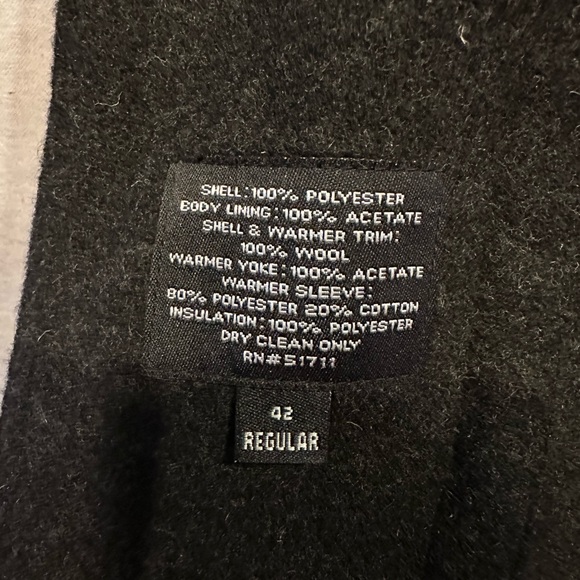 Calvin Klein men’s 42 regular jacket faux suede wool lining - Picture 4 of 6